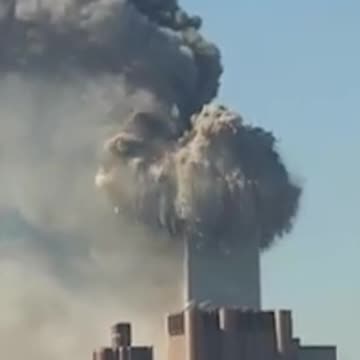 Unseen footage shows moment Twin Towers collapse in 9/11 attack