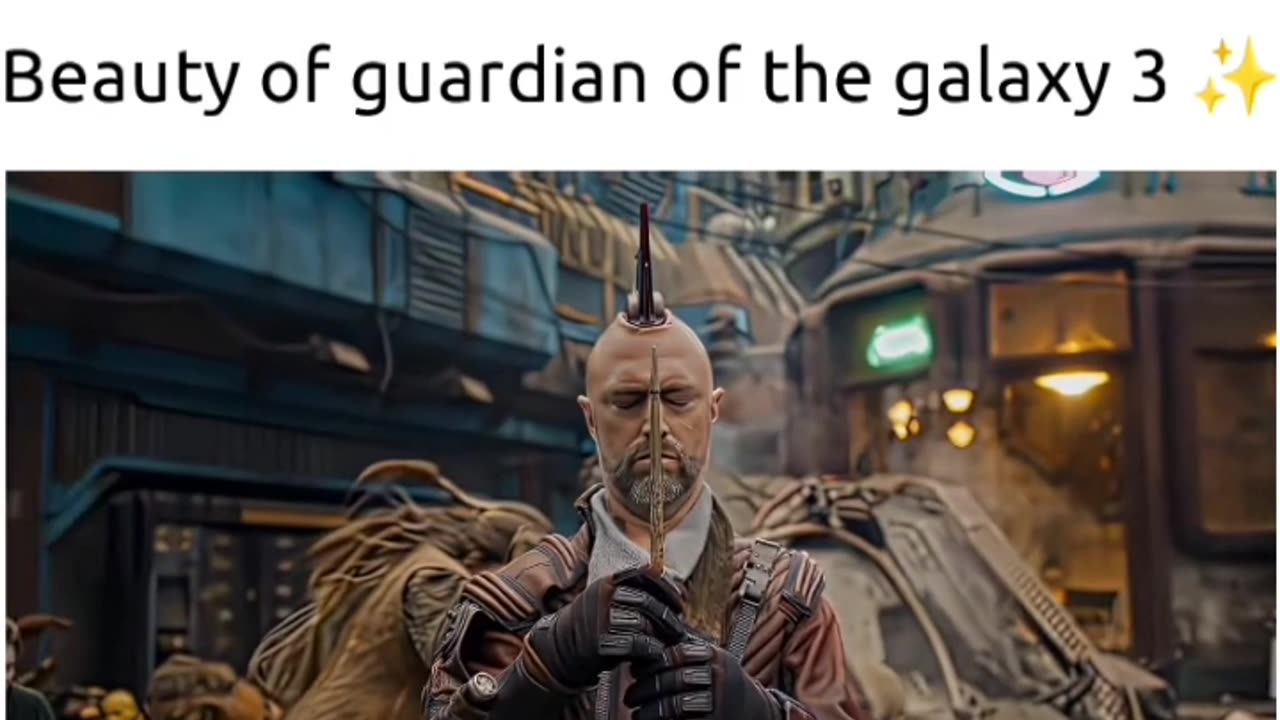 Beauty of guardian of the Galaxy 3🥺