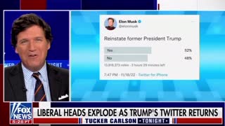 Tucker Carlson on Twitter reinstating Donald Trump