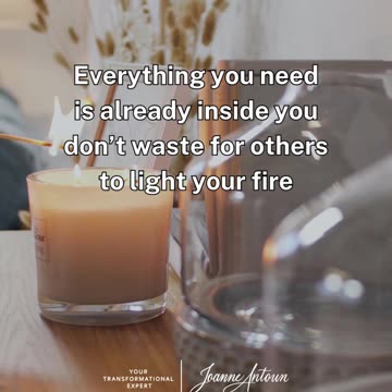 focus on trusting ourselves and our innate potential