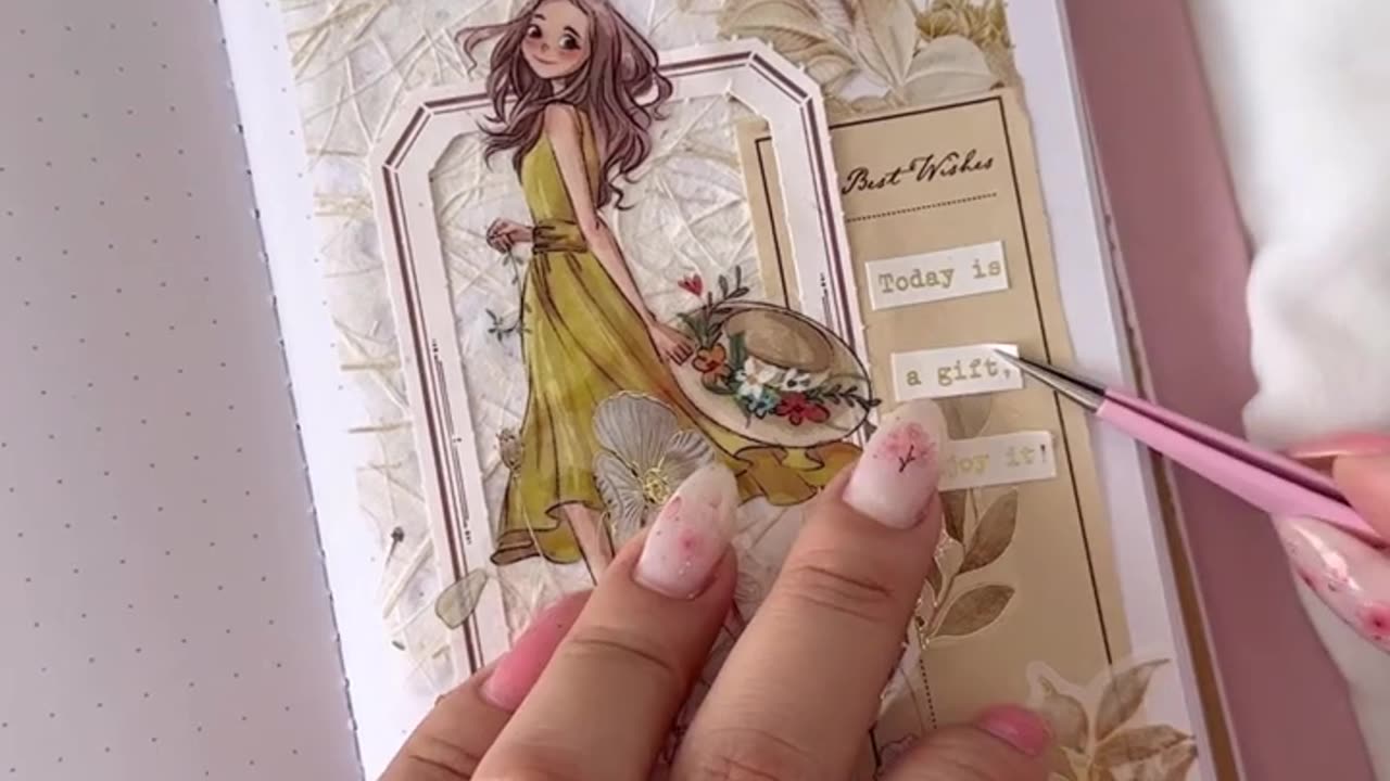 ASMR Journal🌼 | art journal & scrapbook