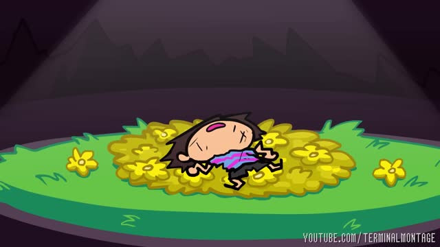 Frisk falling into the Underground for 10 Minutes