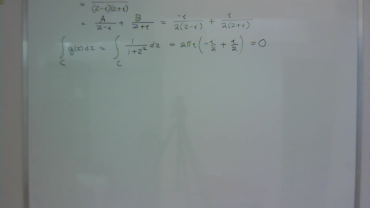 Cauchy's residue theorem 1