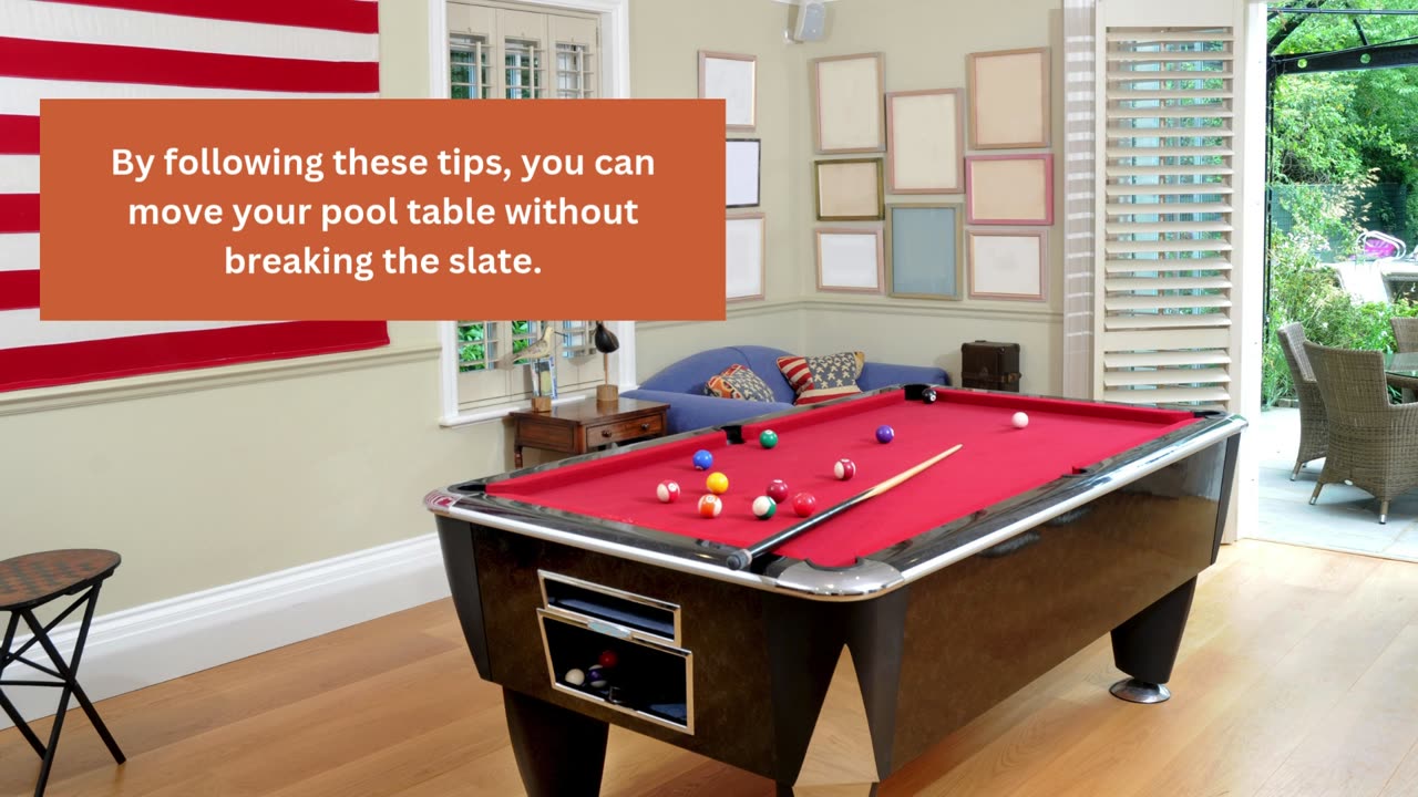 How To Move A Pool Table Without Breaking The Slate