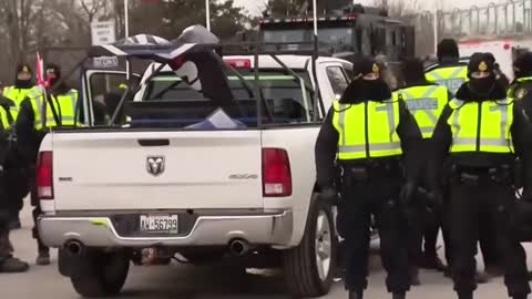 Canadian Police Arresting