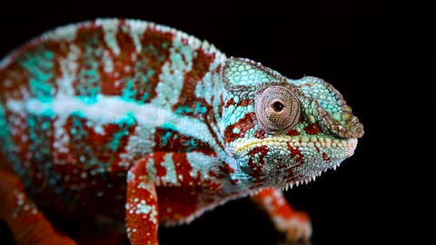 Beauty colour iguana