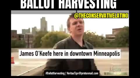 James Okeefe exposes Ballot Harvesting