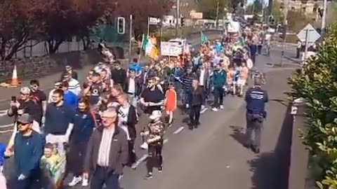 IRELAND: The Irish are protesting against unvetted migrant men!