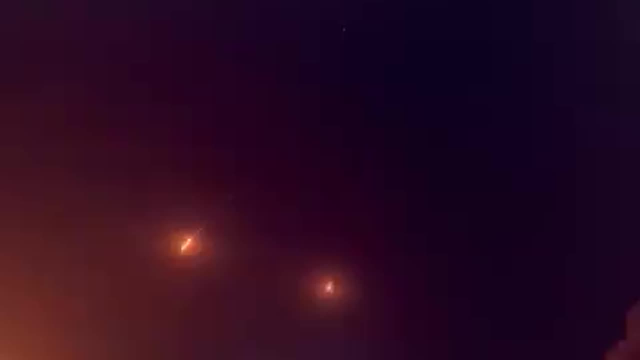 Footage of Iranian Missile Strikes from Inside IDF Airbase