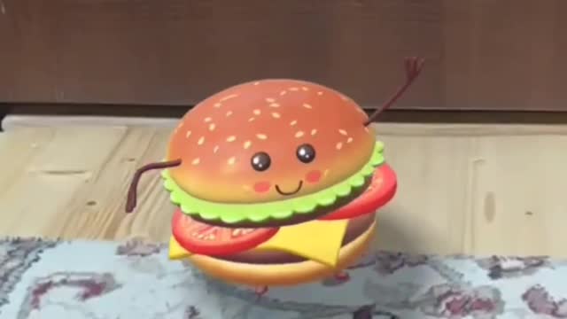 Dancing burger