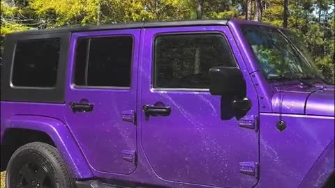 Hendrix Purple with some Crazy Ex splatter #drpigment #raail #jeep #jeeplife #peelablepaint - 副本