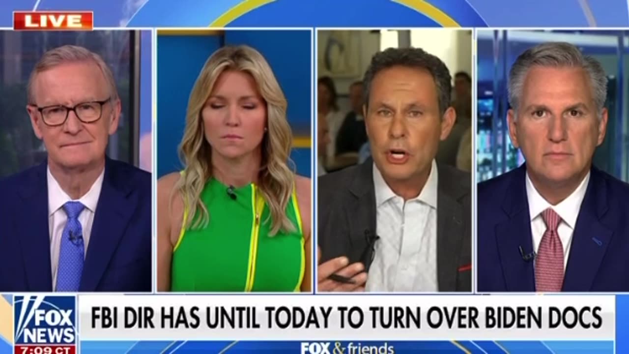 Speaker McCarthy: if Wray doesn’t give up the document he will file contempt charges