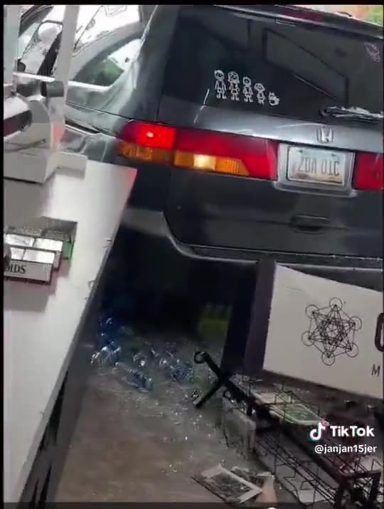 When you tell your kid to pull the car up to the front of the store