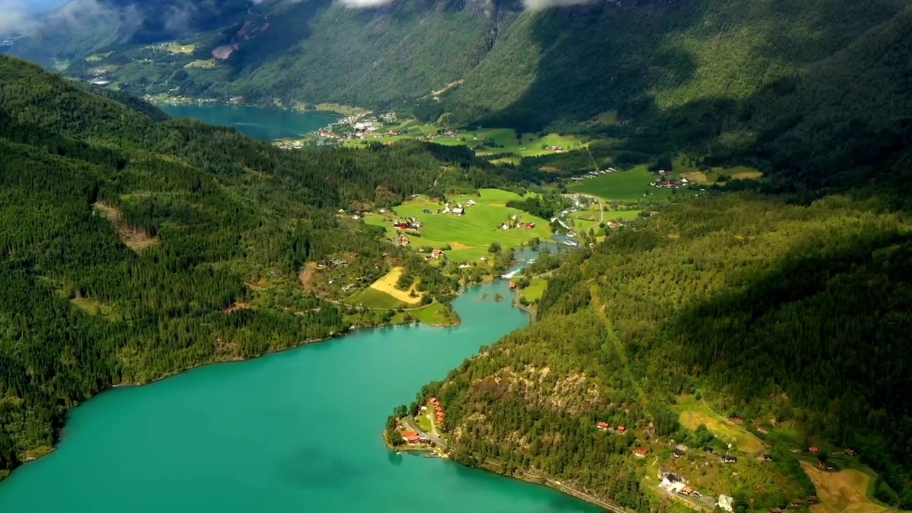 Norway Scenic Relaxation Stress Relief Film With Calm Peaceful Music