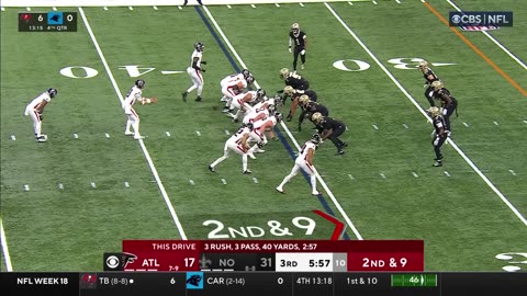 Atlanta Falcons vs. New Orleans Saints 2023 Week 18 Game Highlights