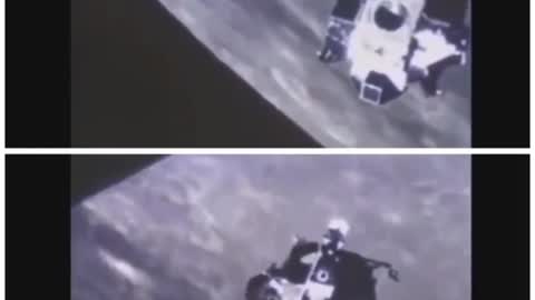 This is "real footage" of the moon landing ..... !!!