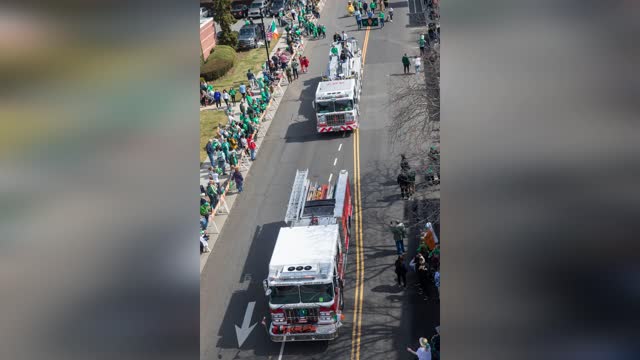 Lynbrook FD Marches in RVC St. Patrick's Parade