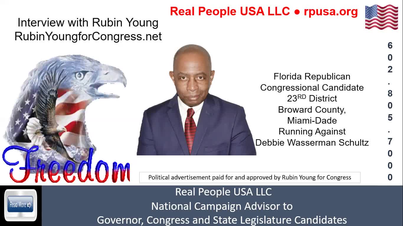 Rubin Young Discusses GOP & Democrat Skullduggery Tactics to Force Him Out of Race