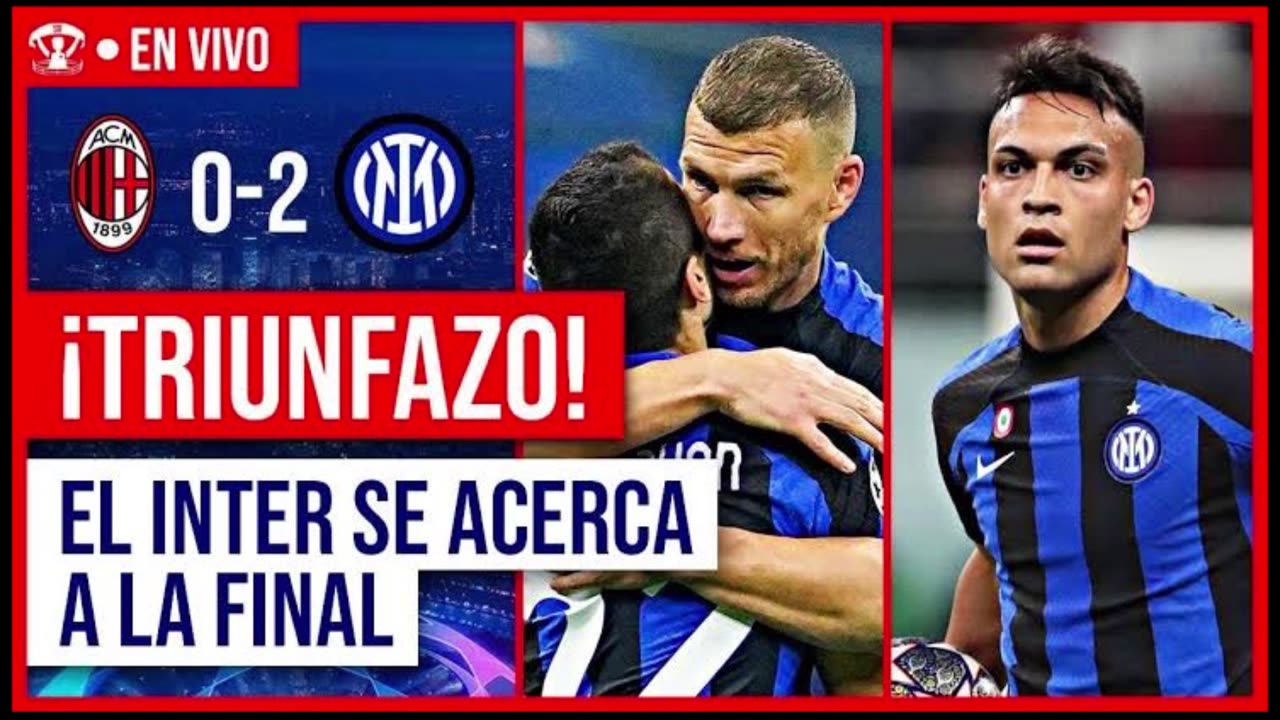 Champions League 2023 live May 10th MILAN 0x2 INTER MILAO - semi Final jogo1