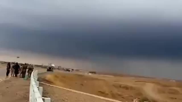 Weapons being tested