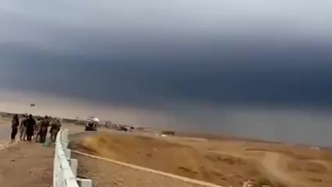 Weapons being tested