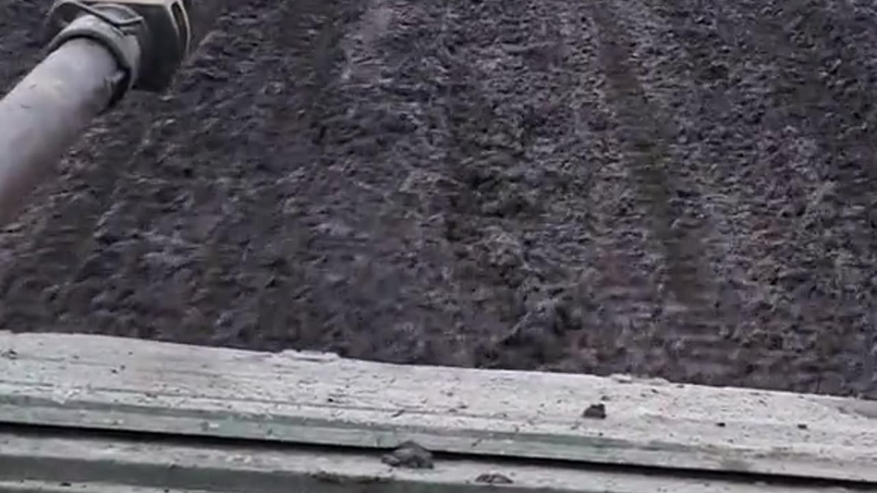 "The Road of Life" from Bakhmut now looks like this - dirt and abandoned armored vehicles.