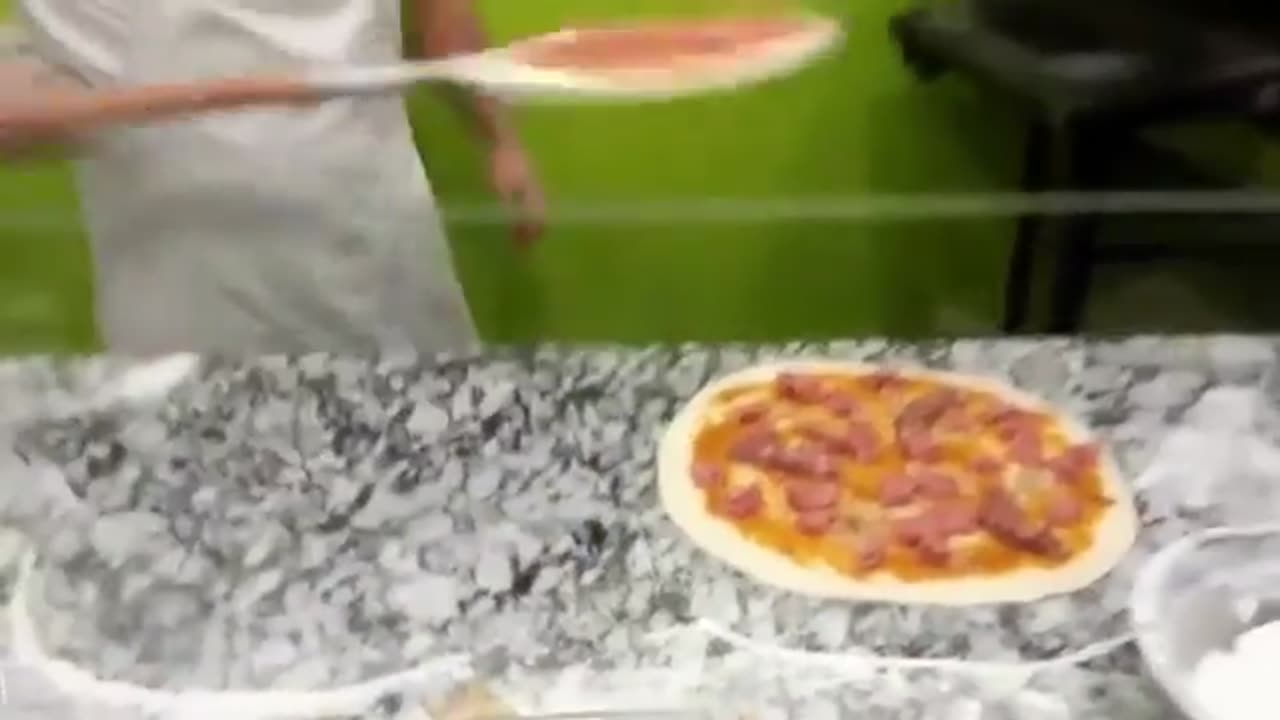 Pizza Making Live in Street at Algeria