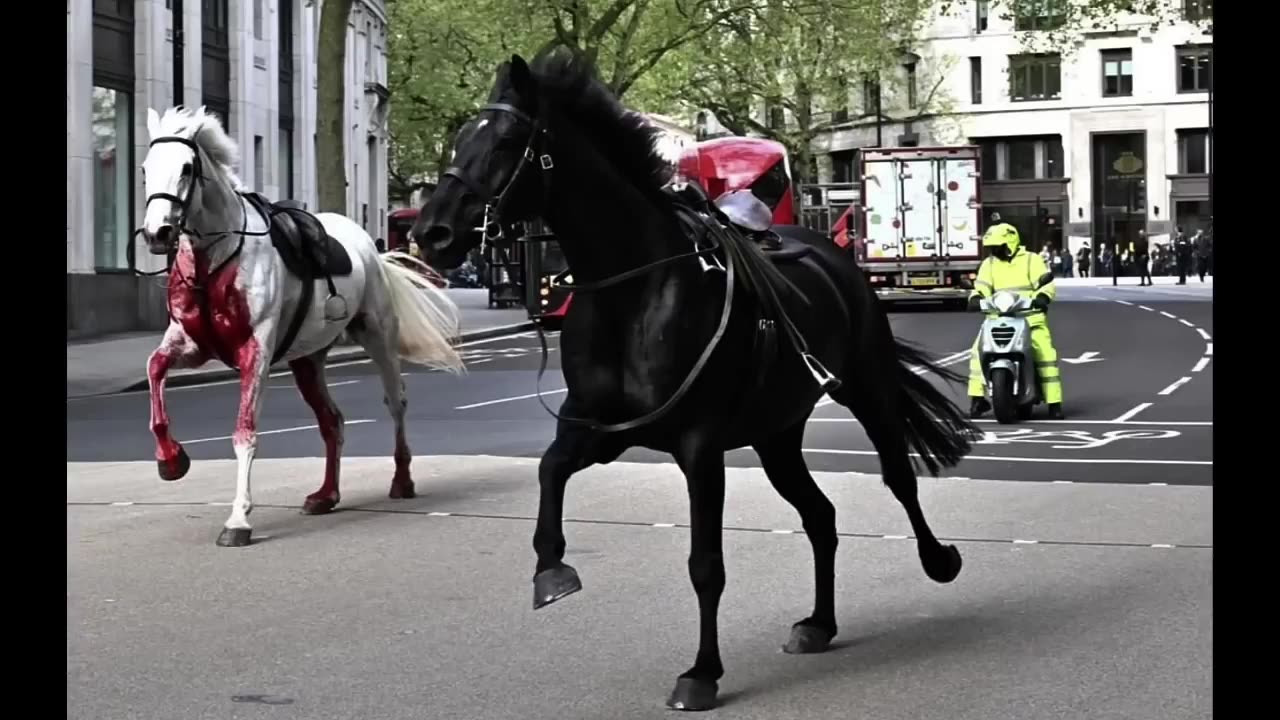 SIGNS & MESSAGES ARE BEING SENT! THE SYMBOLISM BEHIND THE BLOODY HORSES RUNNING FREE IN LONDON!