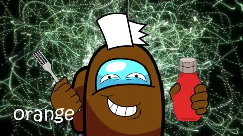CUP SONG GIRL in AMONG US （Among Us Animation）