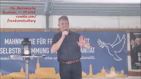 KARSTEN HILSE, MdB, AfD - Ergänzungen VEIT - BAUTZEN, Kornmarkt, 11 09 2023, 136. MAHNWACHE 🕊