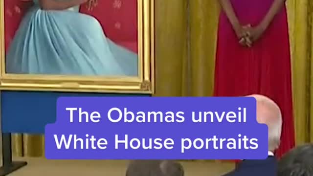 The Obamas unveilWhite House portraits