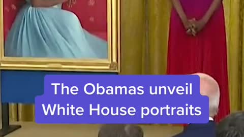 The Obamas unveilWhite House portraits