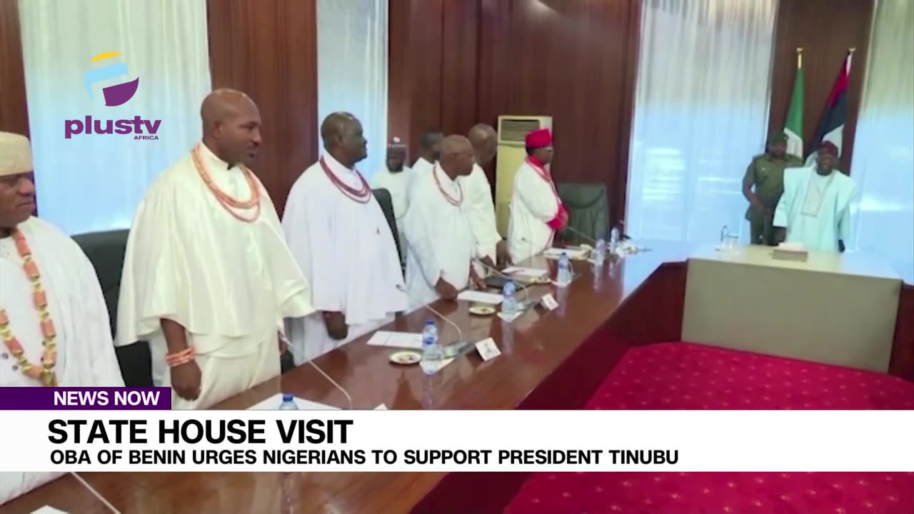 State House Visist: Oba Of Benin Urges Nigerias To Support President Tinubu