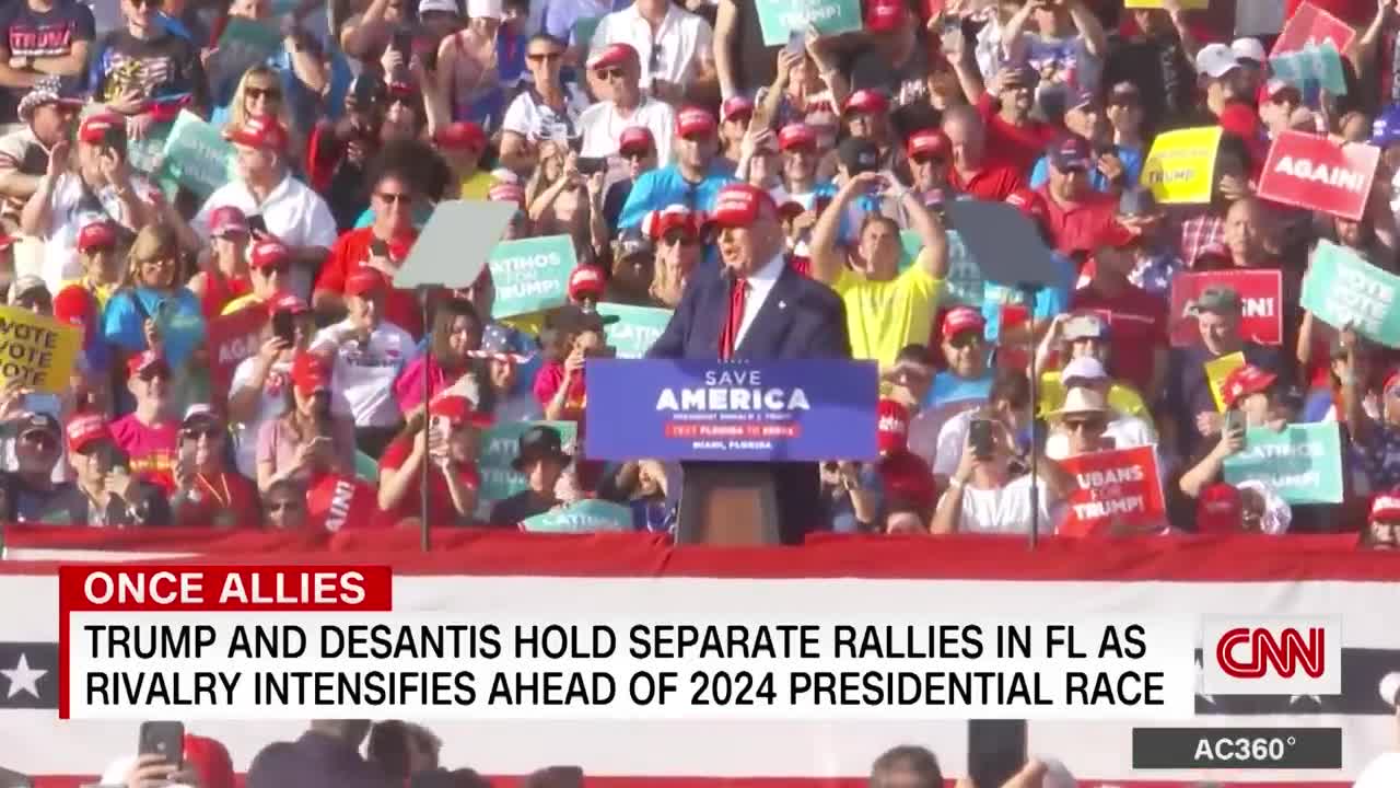 Trump and DeSantis rivalry spills into public view