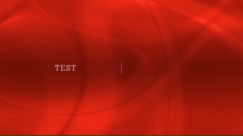 test in red