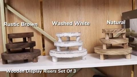 Wooden Display Risers