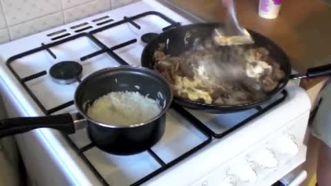 How to make Beef Stroganoff - Russian Cuisine - Бефстроганов из говядины