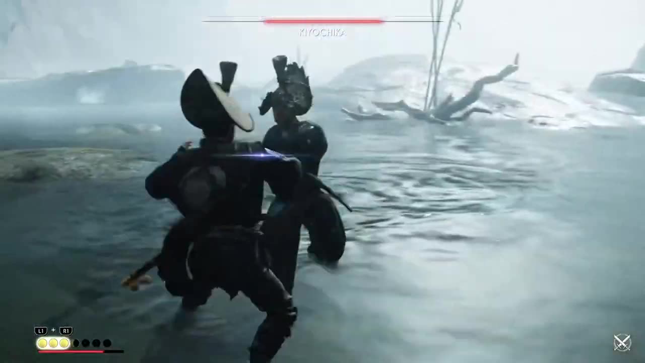 Duel Under Falling Water