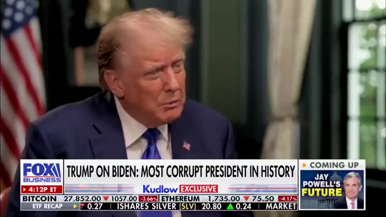 Trump Speaks on Joe Biden