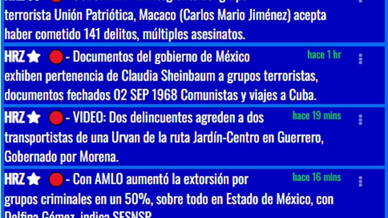 🔴- Inteligencia Mexicana alertó los Sheinbaum son comunistas y viajan a Cuba