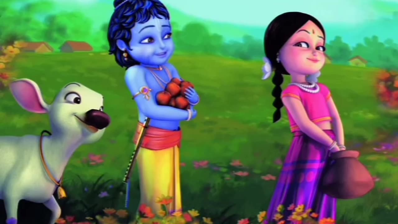 Flute enimetion Radha krishna❣️