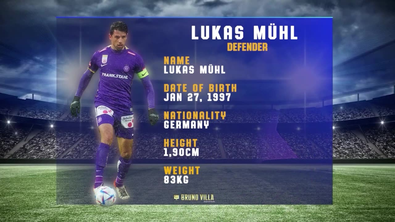 LUKAS MÜHL - DEFENDER - AUSTRIA VIENNA - AUT - 2023