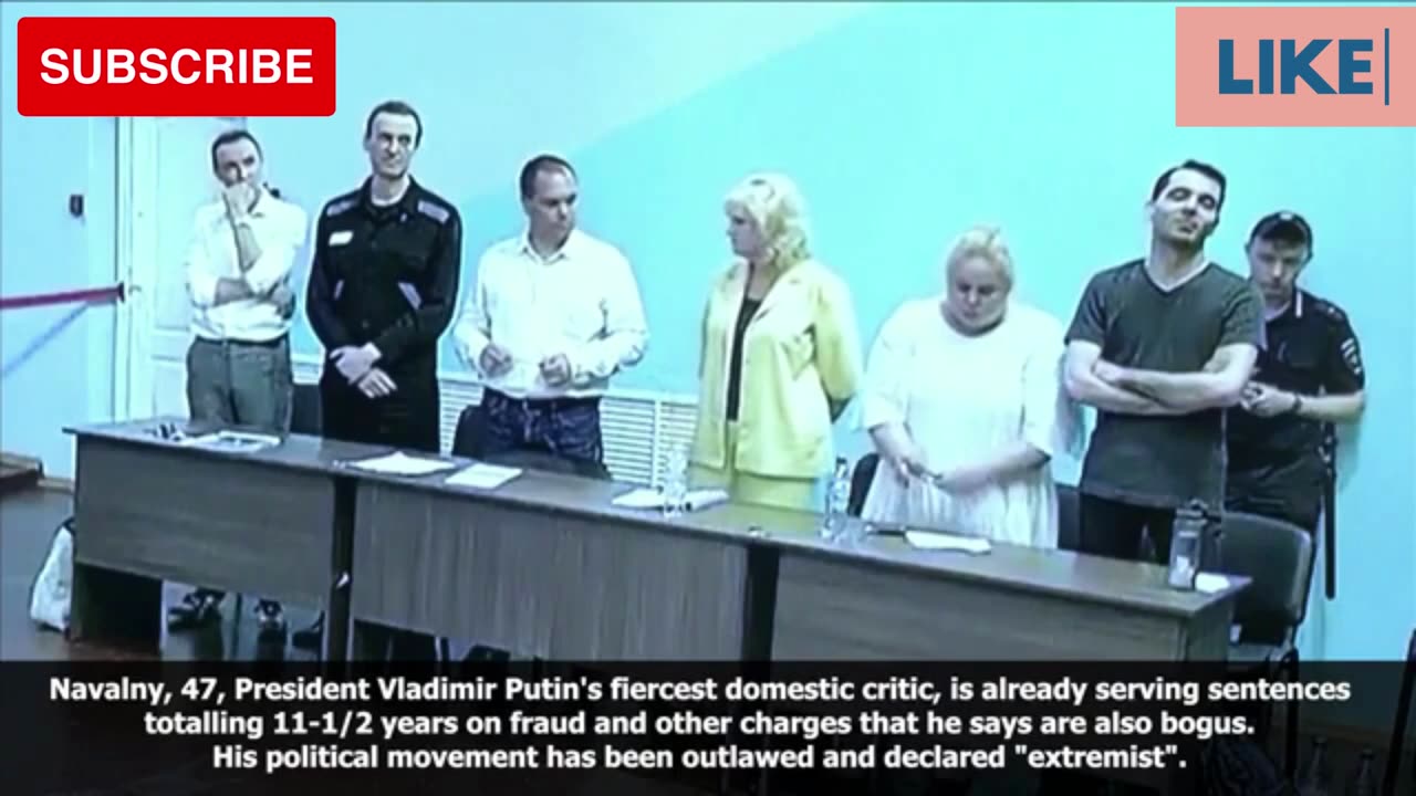 Shocking video from Ukraine:Putin's Opposition: Alexei Navalny's Sentence Extended by 19 Years