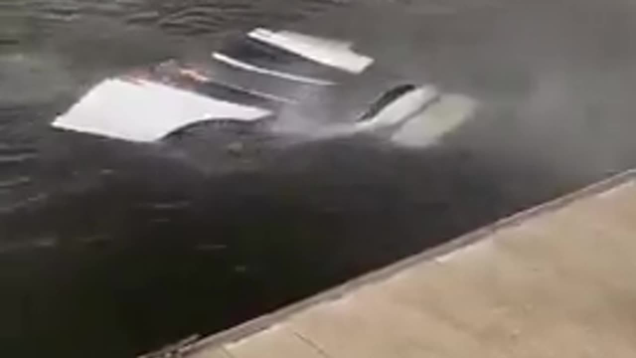 Tesla Model X Catches Fire After Becoming Fully Submerged In Water