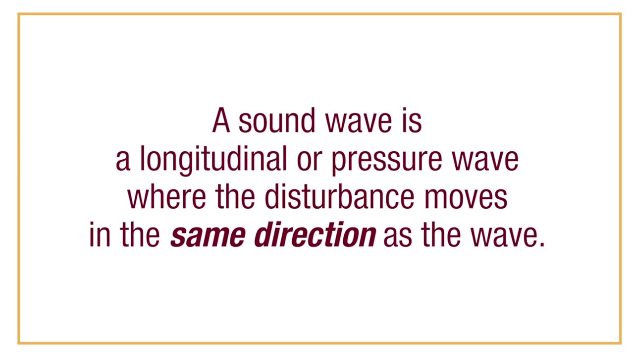 Sound Waves and Measurements: What is sound?