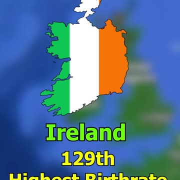 Country with highest Birthrate #Shorts
