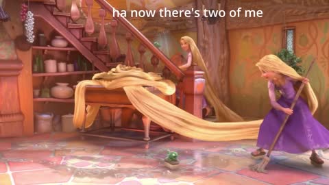 I edited Tangled because Rapunzel's hair never really got tangled