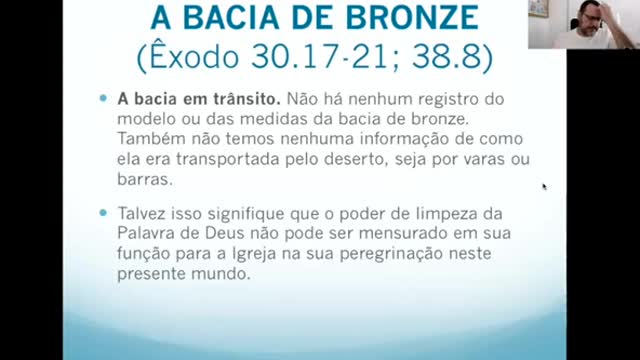 A bacia de bronze do Tabernáculo - O que podemos aprender por meio desse elemento? (extrato de aula)