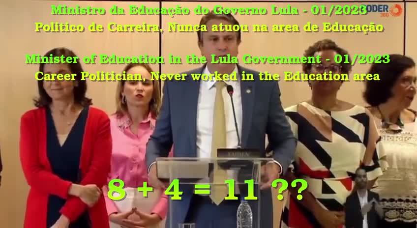 Camilo Santana - Ministro da Educação - 8+4=11