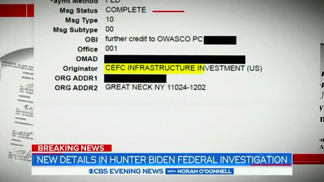CBS News reports on the Biden family corruption scandal